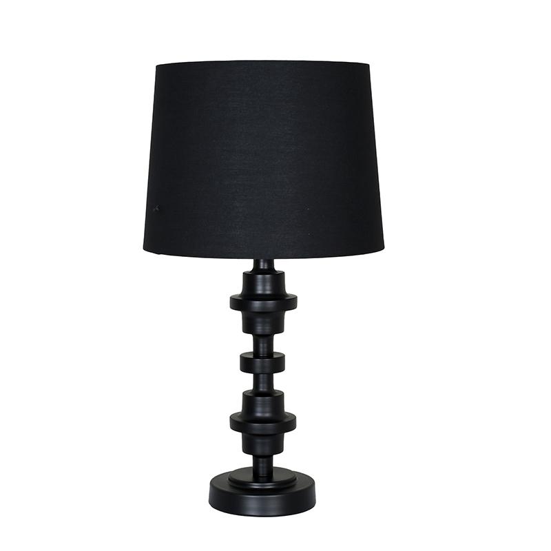 ΕΠΙΤΡΑΠΕΖΙΑ ΛΑΜΠΑ FL25041 ΜΕΤΑΛΛΟ ΜΑΥΡΟ ΧΡΩΜΑ Ε27 31x57εκ