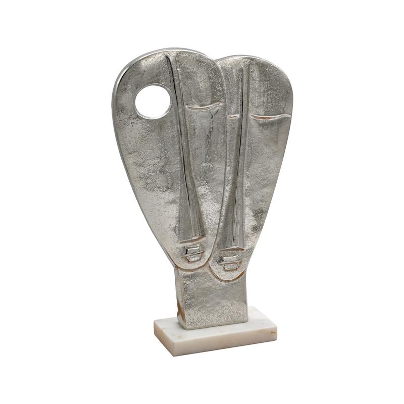 ΕΠΙΤΡΑΠΕΖΙΟ ΔΙΑΚΟΣΜΗΤΙΚΟ ΔΙΠΛΟ ΠΡΟΣΩΠΟ FL24531 ΑΣΗΜΙ ΧΡΩΜΑ 23x27εκ