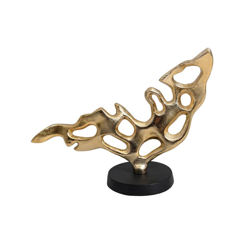 ΕΠΙΤΡΑΠΕΖΙΟ ΔΙΑΚΟΣΜΗΤΙΚΟ FL29912 ΧΡΥΣΟ-ΜΑΥΡΟ ΜΑΤ ΧΡΩΜΑ 29x11x21εκ