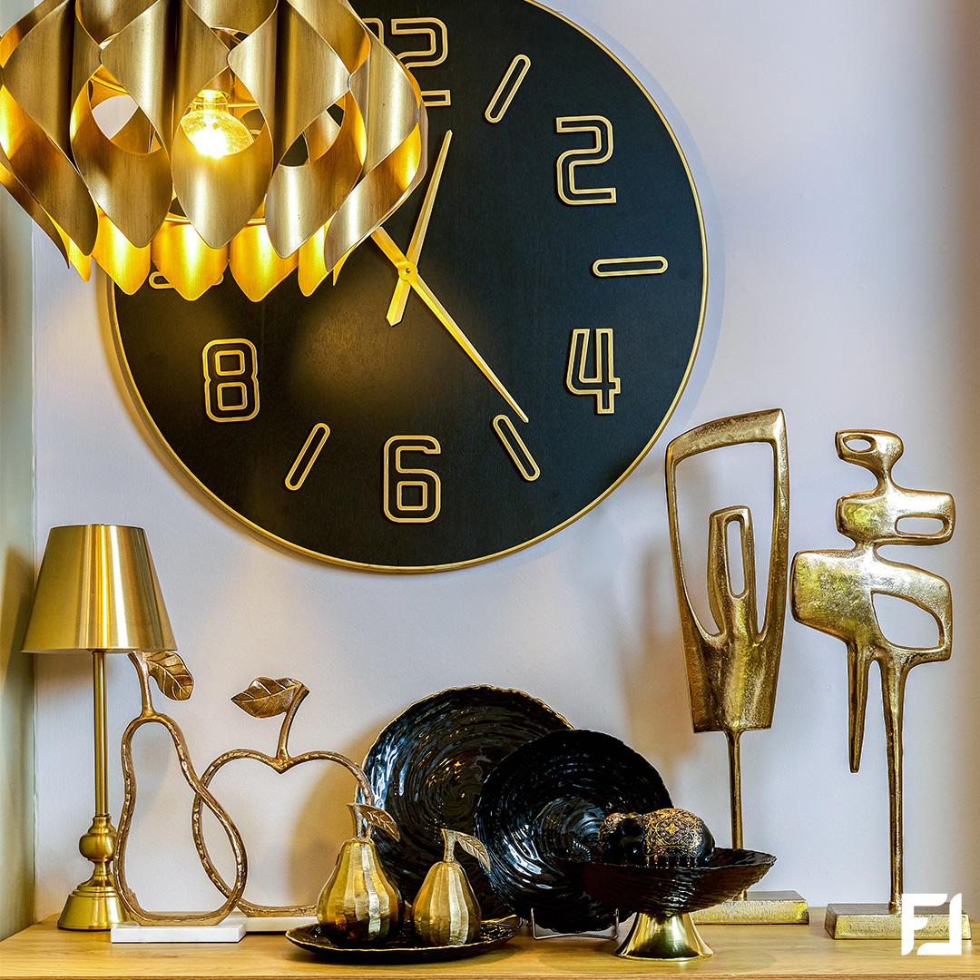 ΕΠΙΤΡΑΠΕΖΙΟ ΔΙΑΚΟΣΜΗΤΙΚΟ ΜΗΛΟ FL24506 ΧΡΥΣΟ ΧΡΩΜΑ 22x31εκ - Image 2