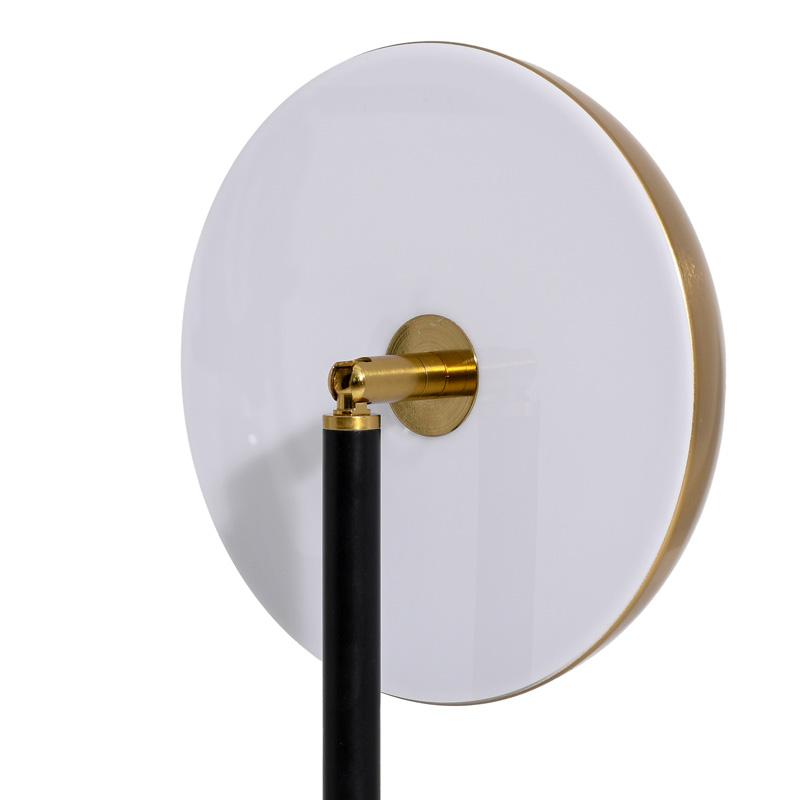 ΕΠΙΤΡΑΠΕΖΙΟ ΦΩΤΙΣΤΙΚΟ ΑΦΗΣ LED ΕΠΑΝΑΦΟΡΤΙΖΟΜΕΝΟ FL24178 ΜΕΤΑΛΛΙΚO ΜΑΥΡΟ-ΧΡΥΣΟ ΧΡΩΜΑ 22x48εκ - Image 3