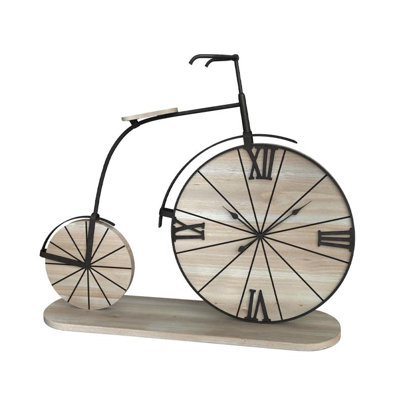 ΕΠΙΤΡΑΠΕΖΙΟ ΡΟΛΟΙ "Bicycle" NATURE ΞΥΛΟ-ΜΕΤΑΛΛΟ 29x7x27εκ sls