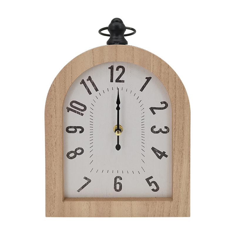 ΕΠΙΤΡΑΠΕΖΙΟ ΡΟΛΟΙ FL308 ΜΑΥΡΟ-ΚΑΦΕ ΧΡΩΜΑ 20x8x29εκ