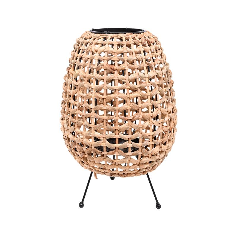 ΦΑΝΑΡΙ ΨΑΘΙΝΟ ΜΕ ΜΕΤΑΛΛΙΚΑ ΠΟΔΙΑ Boho FL007 ΦΥΣΙΚΟ ΧΡΩΜΑ 26x40εκ