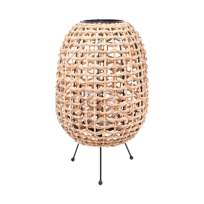 ΦΑΝΑΡΙ ΨΑΘΙΝΟ ΜΕ ΜΕΤΑΛΛΙΚΑ ΠΟΔΙΑ Boho FL007 ΦΥΣΙΚΟ ΧΡΩΜΑ 28x45εκ