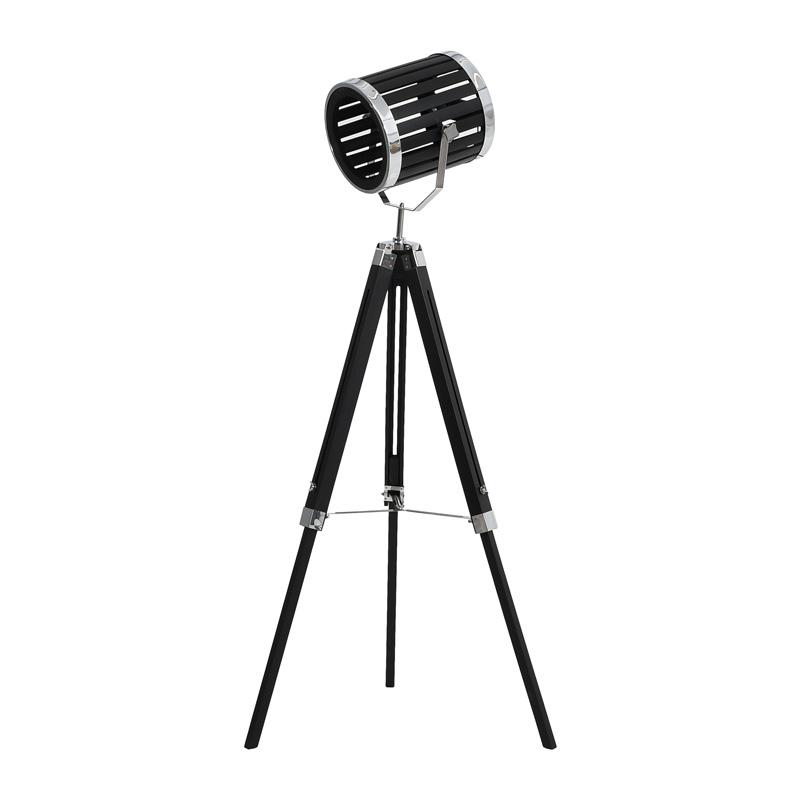 ΦΩΤΙΣΤΙΚΟ ΔΑΠΕΔΟΥ FL14002 ΜΑΥΡΟ-ΑΣΗΜΙ ΧΡΩΜΑ Ε27 64x64x155εκ - Image 3