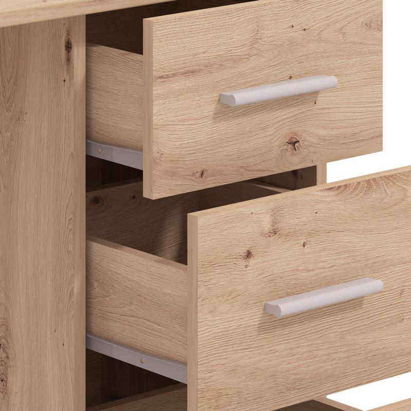 ΓΡΑΦΕΙΟ Leo ARTISAN OAK 121x50x75εκ - Image 5