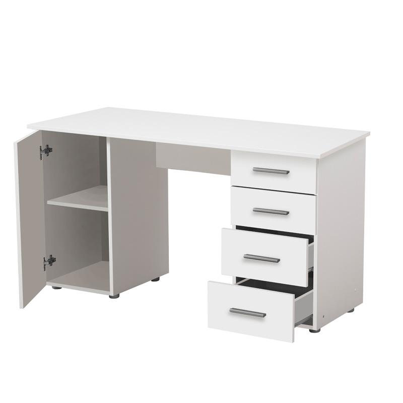 ΓΡΑΦΕΙΟ LIBER ΛΕΥΚΟ 135x50x75,5εκ - Image 4