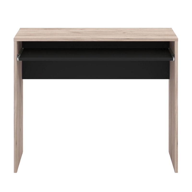 ΓΡΑΦΕΙΟ PARIS GREY OAK-ΜΑΥΡΟ 90x45x74εκ prs - Image 4