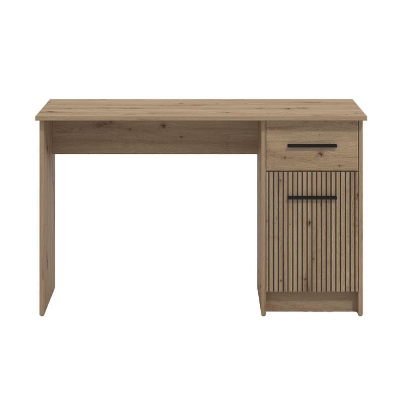 ΓΡΑΦΕΙΟ Teo ARTISAN OAK-ARTISAN ΜΕ ΓΡΑΜMΕΣ GREY 122x51x75εκ - Image 3