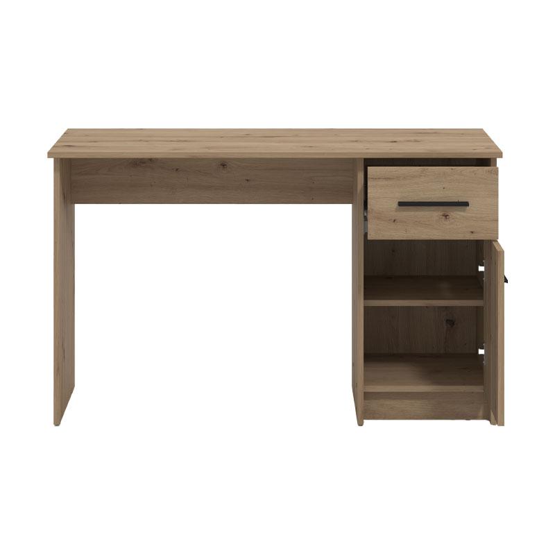 ΓΡΑΦΕΙΟ Teo ARTISAN OAK-ARTISAN ΜΕ ΓΡΑΜMΕΣ GREY 122x51x75εκ - Image 4