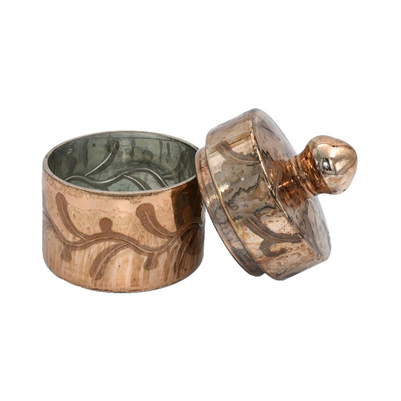 ΓΥΑΛΙΝΗ ΔΙΑΚΟΣΜΗΤΙΚΗ ΦΟΝΤΑΝΙΕΡΑ FL15512 COPPER ΧΡΩΜΑ 9x14εκ - Image 3