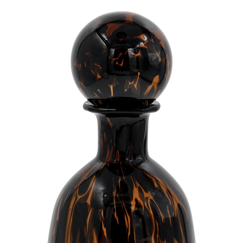 ΓΥΑΛΙΝΟ ΔΙΑΚΟΣΜΗΤΙΚΟ ΜΠΟΥΚΑΛΙ FL1533 AMBER ANIMAL PRINT 15x25εκ - Image 3