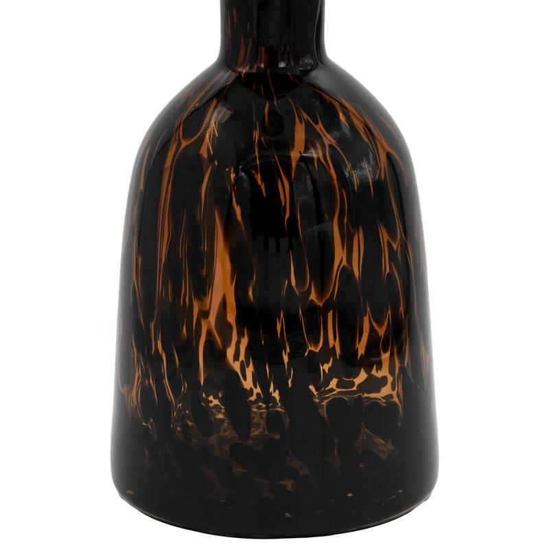 ΓΥΑΛΙΝΟ ΔΙΑΚΟΣΜΗΤΙΚΟ ΜΠΟΥΚΑΛΙ FL1533 AMBER ANIMAL PRINT 15x25εκ - Image 4