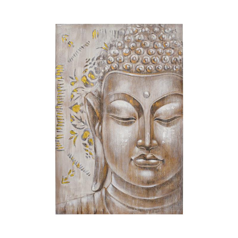 ΚΑΔΡΟ Buddha ΜΠΕΖ-ΓΚΡΙ ΧΡΩΜΑ 80x3x120εκ