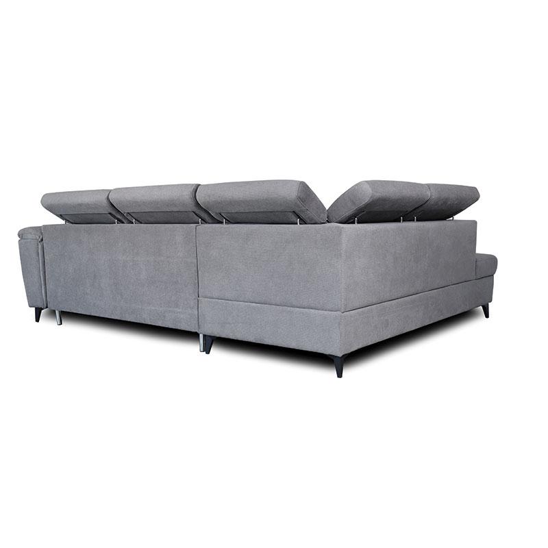 ΚΑΝΑΠΕΣ ΑΡΙΣΤΕΡΗ ΓΩΝΙΑ Alessia ΓΚΡΙ ΥΦΑΣΜΑ 284x216x100εκ - Image 6