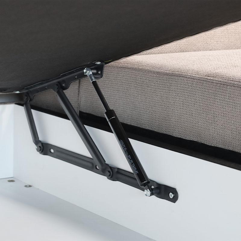 ΚΑΝΑΠΕΣ ΑΡΙΣΤΕΡΗ ΓΩΝΙΑ Alessia ΜΠΕΖ ΥΦΑΣΜΑ 284x216x100εκ - Image 9