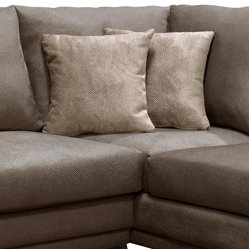 ΚΑΝΑΠΕΣ Contessa ΔΕΞΙΑ ΓΩΝΙΑ ΚΑΦΕ ΜΕ ΜΠΕΖ ΔΙΑΚΟΣΜΗΤΙΚΑ ΜΑΞΙΛΑΡΙΑ 272x220x93εκ - Image 6