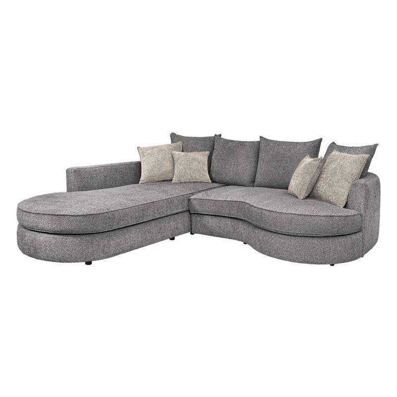 ΚΑΝΑΠΕΣ Cosmo ΑΡΙΣΤΕΡΗ ΓΩΝΙΑ ΓΚΡΙ 300x220xεκ