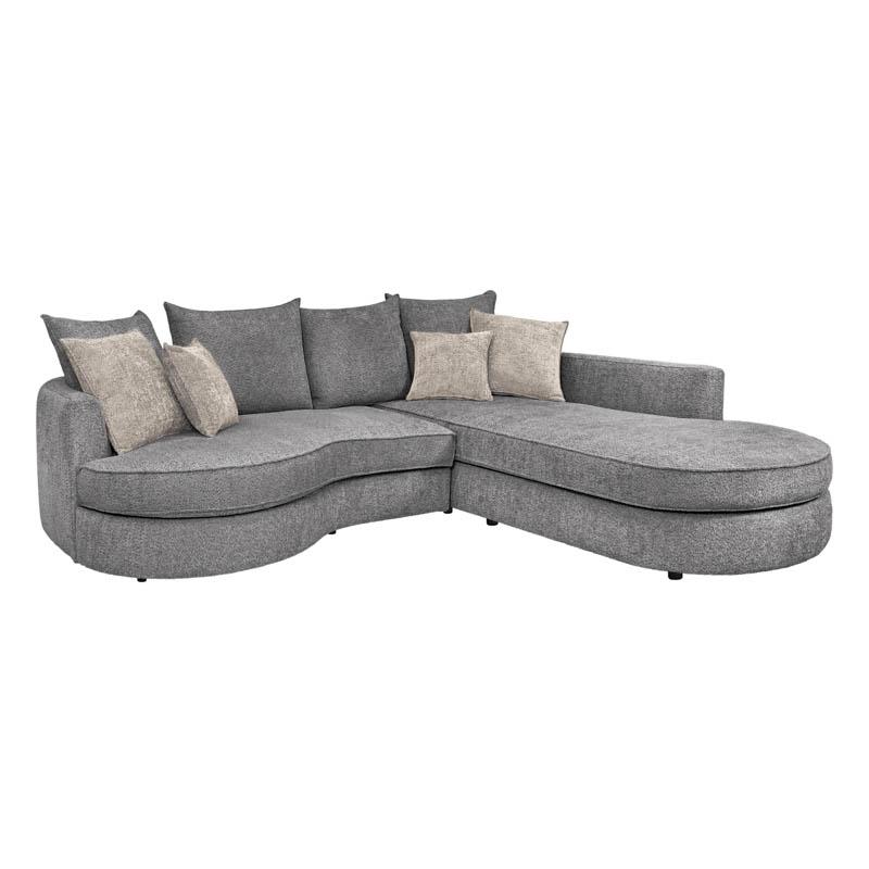 ΚΑΝΑΠΕΣ Cosmo ΔΕΞΙΑ ΓΩΝΙΑ ΓΚΡΙ 300x220xεκ