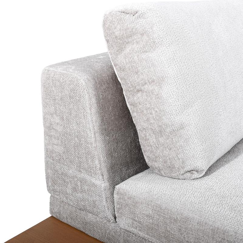 ΚΑΝΑΠΕΣ Filippa ΑΡΙΣΤΕΡΗ ΓΩΝΙΑ ICE ΜΕ ΡΟΖ ΜΑΞΙΛΑΡΙΑ 360x240εκ - Image 4