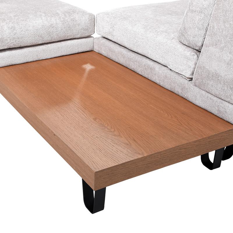 ΚΑΝΑΠΕΣ Filippa ΑΡΙΣΤΕΡΗ ΓΩΝΙΑ ICE ΜΕ ΡΟΖ ΜΑΞΙΛΑΡΙΑ 360x240εκ - Image 6