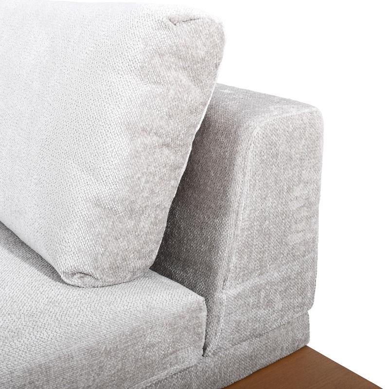 ΚΑΝΑΠΕΣ Filippa ΔΕΞΙΑ ΓΩΝΙΑ ICE ΜΕ ΡΟΖ ΜΑΞΙΛΑΡΙΑ 360x240εκ - Image 4