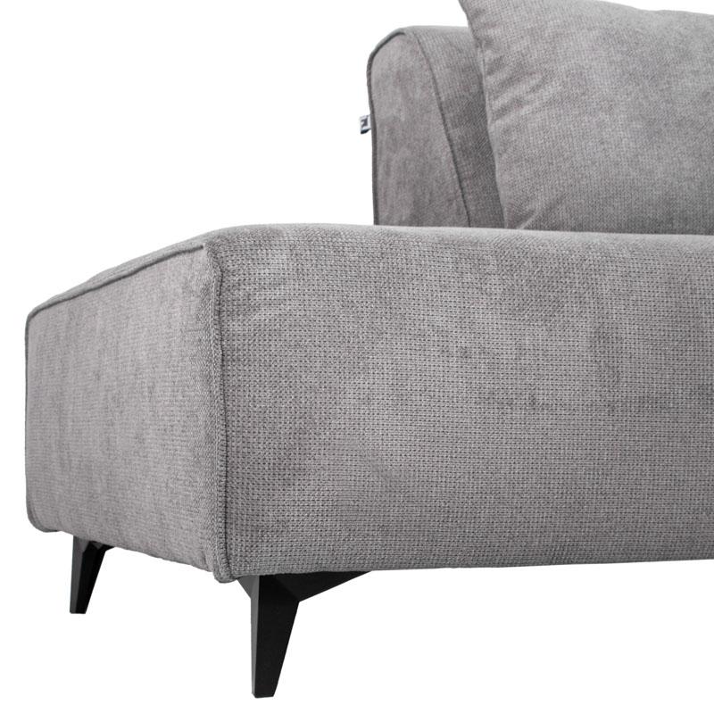 ΚΑΝΑΠΕΣ Legend ΑΡΙΣΤΕΡΗ ΓΩΝΙΑ ΓΚΡΙ ΥΦΑΣΜΑ 272x197x80εκ - Image 6