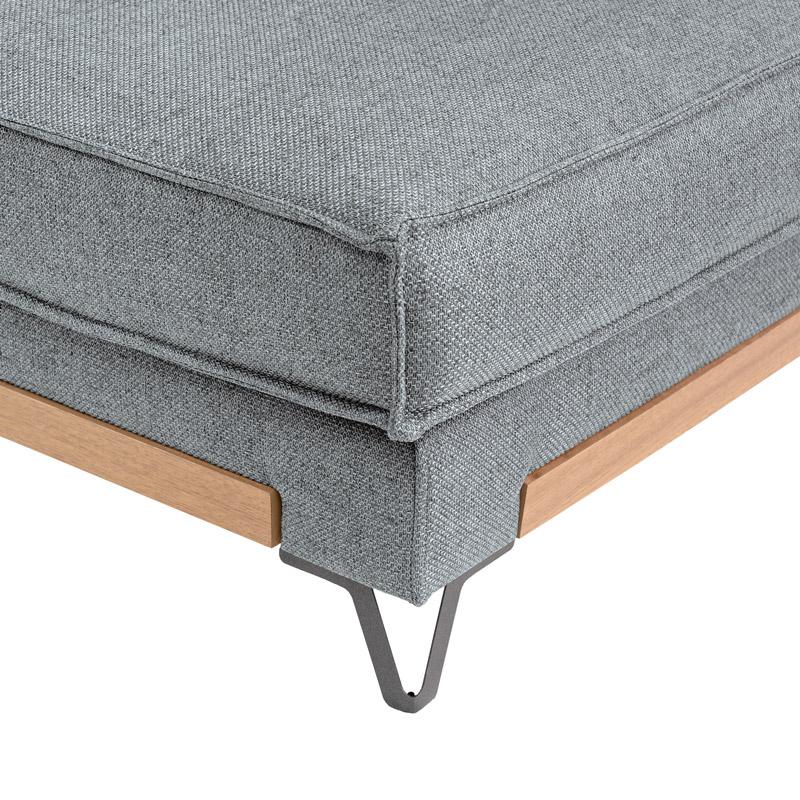 ΚΑΝΑΠΕΣ Loftio ΑΡΙΣΤΕΡΗ ΓΩΝΙΑ ΓΚΡΙ ΧΡΩΜΑ 280x220x95εκ - Image 5