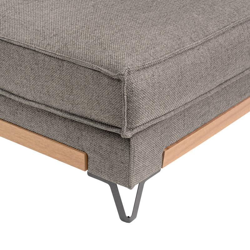 ΚΑΝΑΠΕΣ Loftio ΑΡΙΣΤΕΡΗ ΓΩΝΙΑ ΚΑΦΕ ΧΡΩΜΑ 280x220x95εκ - Image 5