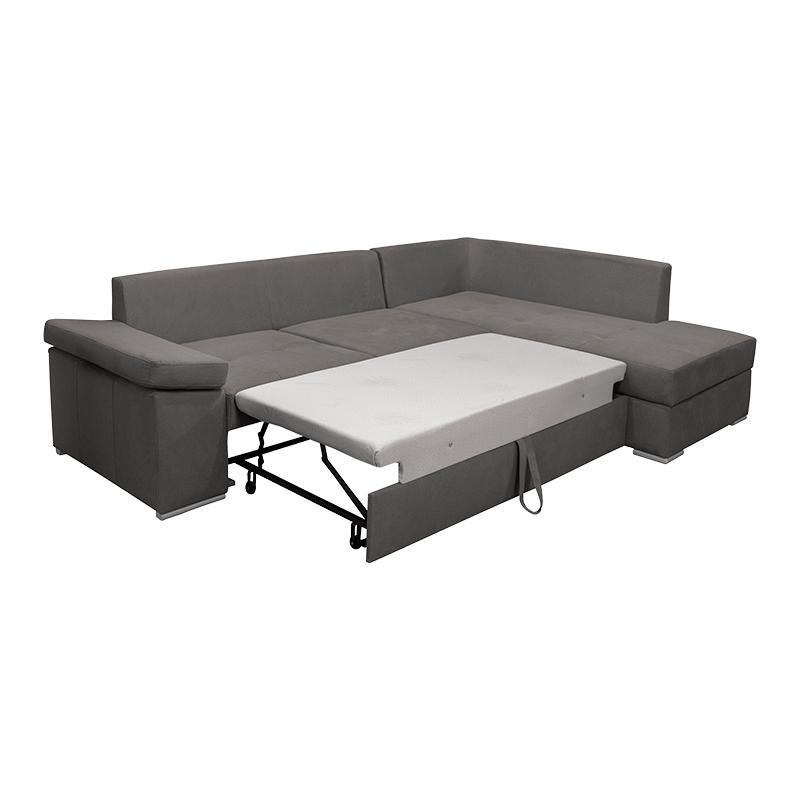 ΚΑΝΑΠΕΣ NEW ANGELA ΓΚΡΙ ΔΕΞΙΑ ΓΩΝΙΑ ΜΕ ΑΠΟΘΗΚΕΥΤΙΚΟ ΧΩΡΟ 270x180x80 - Image 4