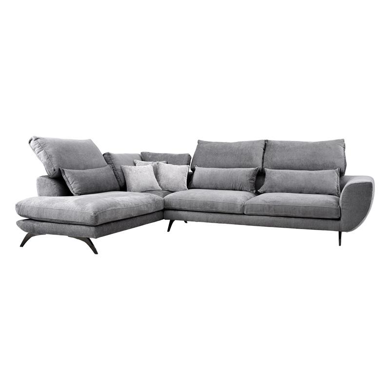 ΚΑΝΑΠΕΣ Renata ΑΡΙΣΤΕΡΗ ΓΩΝΙΑ ΣΚ ΓΚΡΙ ΜΕ ΓΚΡΙ ΜΑΞΙΛΑΡΙΑ 340x240 - Image 3