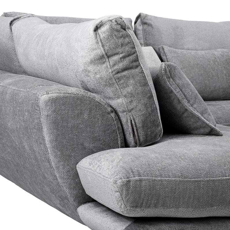 ΚΑΝΑΠΕΣ Renata ΑΡΙΣΤΕΡΗ ΓΩΝΙΑ ΣΚ ΓΚΡΙ ΜΕ ΓΚΡΙ ΜΑΞΙΛΑΡΙΑ 340x240 - Image 7