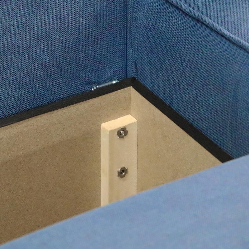 ΚΑΝΑΠΕΣ SERENA ΑΡΙΣΤΕΡΗ ΓΩΝΙΑ ΜΠΛΕ ΧΡΩΜΑ ΜΕ ΣΚΟΥΡΑ ΜΠΛΕ ΔΙΑΚΟΣΜΗΤΙΚΑ ΜΑΞΙΛΑΡΑΚΙΑ 297x178x86εκ - Image 4