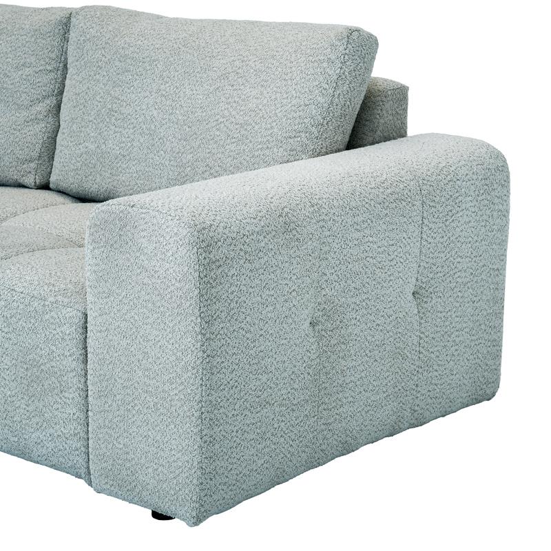 ΚΑΝΑΠΕΣ ΓΩΝΙΑ ΑΡΙΣΤΕΡΗ Carmen MINT ΥΦΑΣΜΑ 304x242x89εκ - Image 4