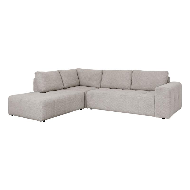 ΚΑΝΑΠΕΣ ΓΩΝΙΑ ΑΡΙΣΤΕΡΗ Carmen SILVER ΥΦΑΣΜΑ 304x242x89εκ