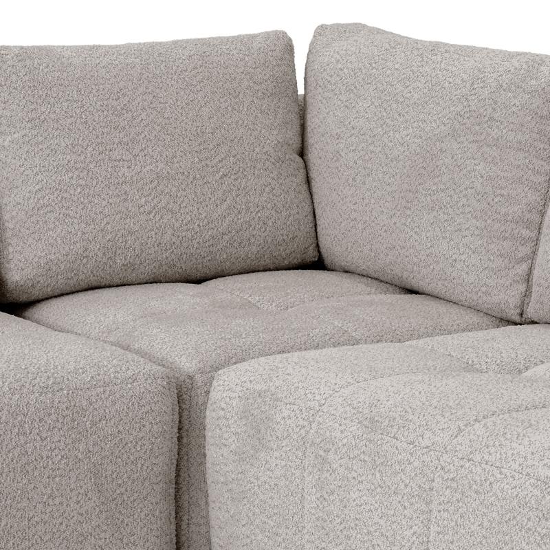 ΚΑΝΑΠΕΣ ΓΩΝΙΑ ΑΡΙΣΤΕΡΗ Carmen SILVER ΥΦΑΣΜΑ 304x242x89εκ - Image 5