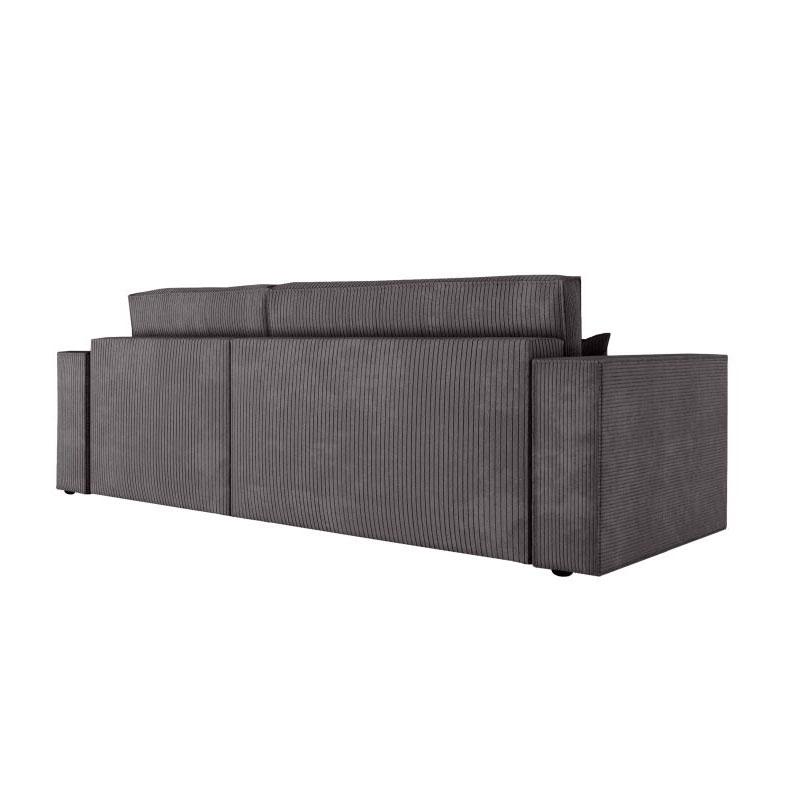 ΚΑΝΑΠΕΣ ΓΩΝΙΑ New Isabella ΓΚΡΙ ΧΡΩΜΑ ΥΦΑΣΜΑΤΟΣ 270x160x90εκ - Image 6