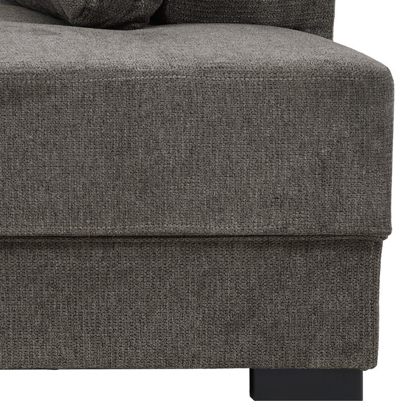 ΚΑΝΑΠΕΣ ΓΩΝΙΑ New Mona ΓΚΡΙ ΜΕ ΜΠΕΖ ΜΑΞΙΛΑΡΙΑ 250x190x88εκ - Image 7