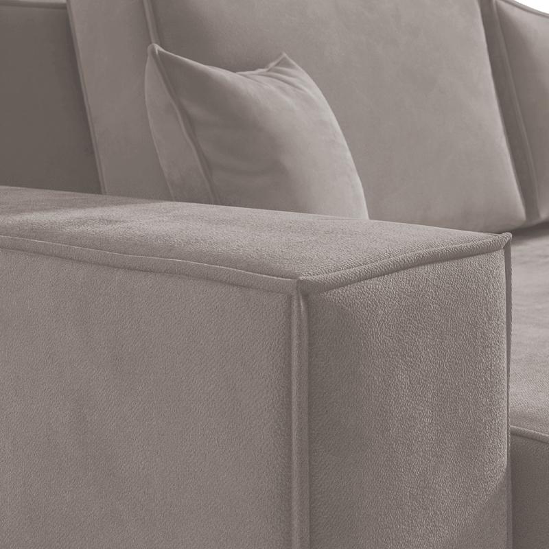 ΚΑΝΑΠΕΣ ΓΩΝΙΑ OLYMP 3 TAUPE 280x210x80εκ - Image 5