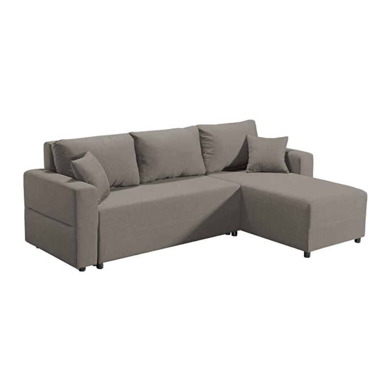 ΚΑΝΑΠΕΣ ΓΩΝΙΑ RAVENA ΚΑΦΕ ΧΡΩΜΑ 236x151x80εκ