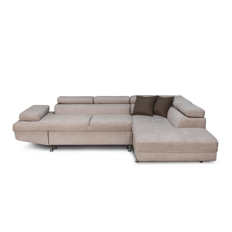 ΚΑΝΑΠΕΣ ΓΩΝΙΑ RIO-M 3+4 ΔΕΞΙΑ TAUPE / ΚΑΦΕ 278x192x79εκ - Image 3