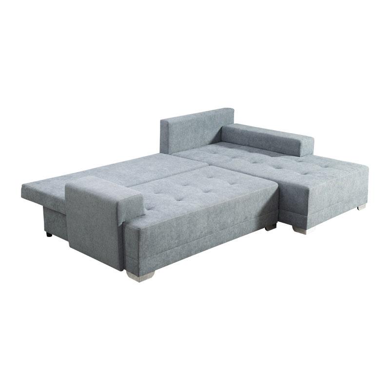 ΚΑΝΑΠΕΣ ΓΩΝΙΑ GALAXY ΓΚΡΙ ΧΡΩΜΑ 267x178x75εκ - Image 4