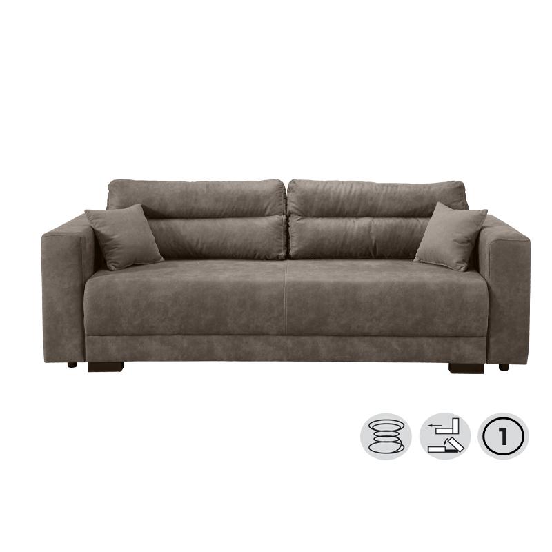 ΚΑΝΑΠΕΣ-ΚΡΕΒ MARBO ΓΚΡΙ 237x99x76εκ - Image 5