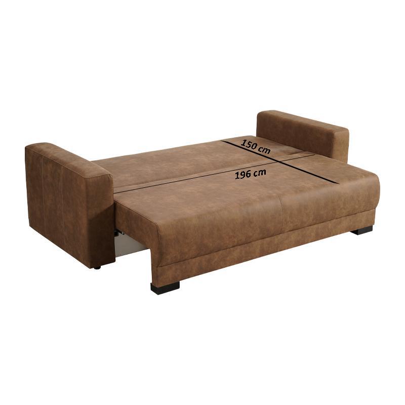 ΚΑΝΑΠΕΣ-ΚΡΕΒ MARBO ΚΑΦΕ 237x99x76εκ - Image 7