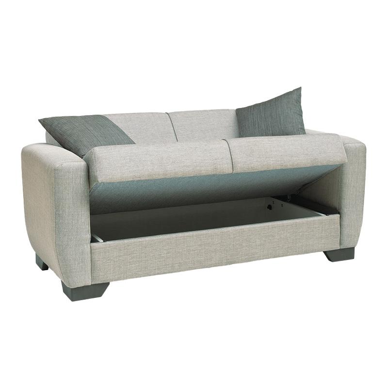 ΚΑΝΑΠΕΣ-ΚΡΕΒΑΤΙ ΔΙΘΕΣΙΟΣ New Dolce ΜΟΚΑ ΜΕ ΚΑΦΕ ΜΑΞΙΛΑΡΙΑ 168x85x85εκ - Image 4