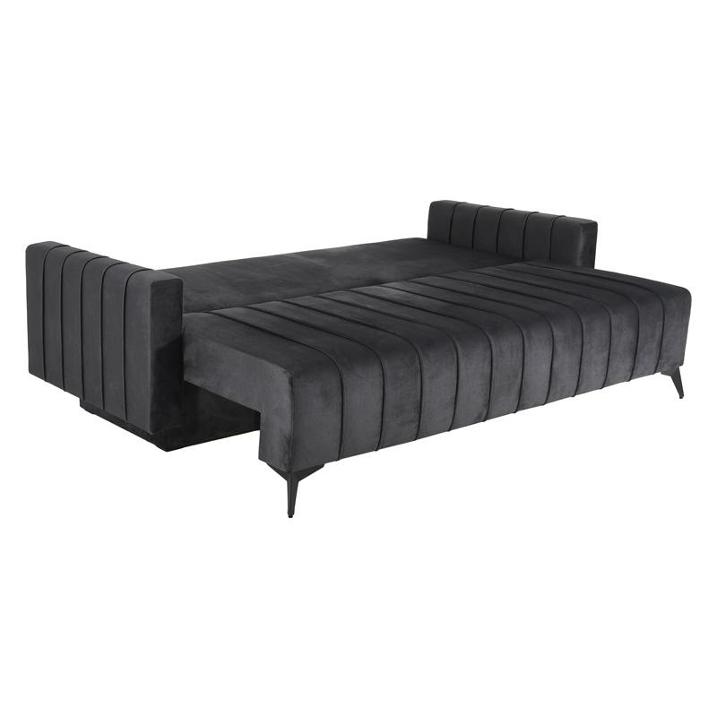 ΚΑΝΑΠΕΣ ΚΡΕΒΑΤΙ Comfort ΓΚΡΙ ΧΡΩΜΑ 235x104x80εκ - Image 4