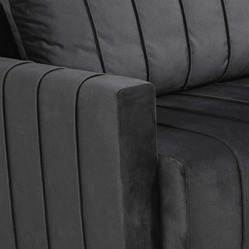 ΚΑΝΑΠΕΣ ΚΡΕΒΑΤΙ Comfort ΓΚΡΙ ΧΡΩΜΑ 235x104x80εκ - Image 6