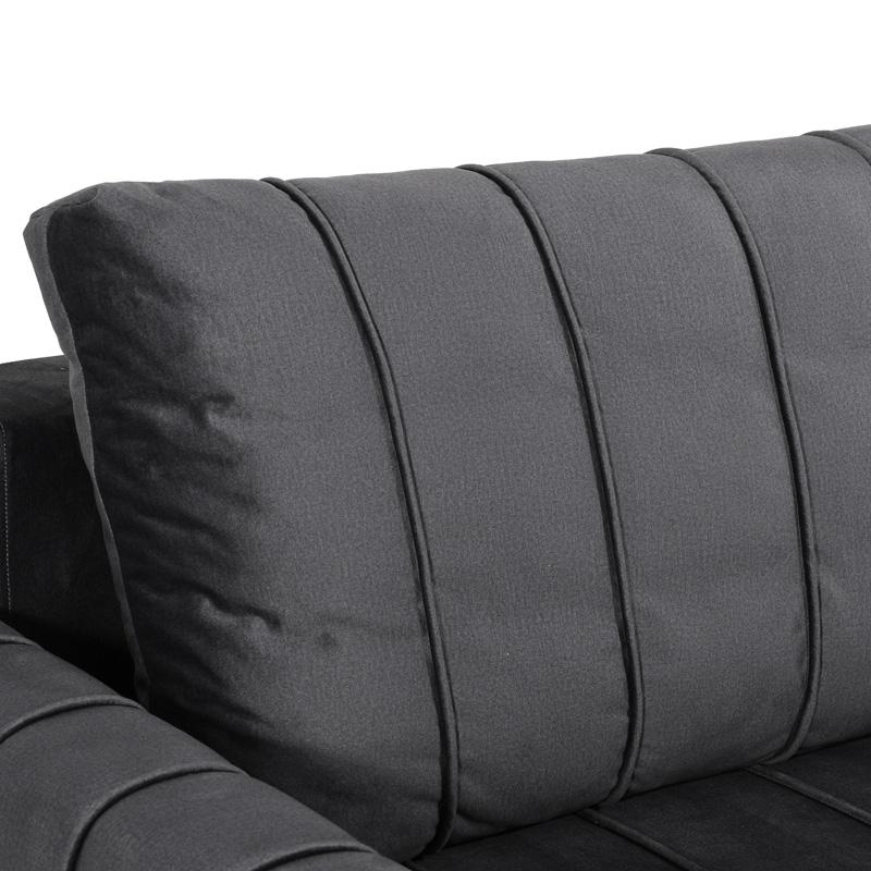 ΚΑΝΑΠΕΣ ΚΡΕΒΑΤΙ Comfort ΓΚΡΙ ΧΡΩΜΑ 235x104x80εκ - Image 8