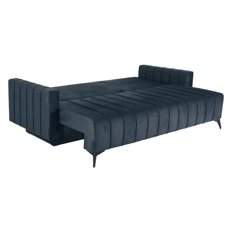 ΚΑΝΑΠΕΣ ΚΡΕΒΑΤΙ Comfort ΜΠΛΕ ΧΡΩΜΑ 235x104x80εκ - Image 4
